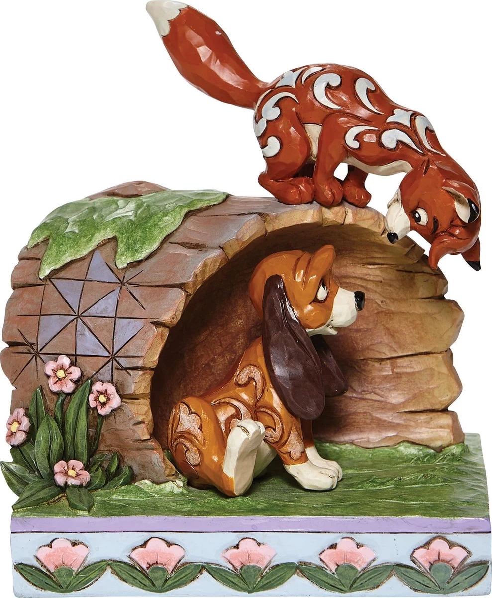 Disney Traditions Fox And The Hound Figurine 1 Disney Traditions Fox And The Hound Figurine