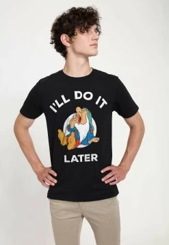 Disney Snow White Do It Later Unisex - T-Shirt Print - Black 7 Disney Snow White Do It Later Unisex - T-Shirt Print - Black -Mode Verkoop 9a6383ff40944237bf3f9361e636e650