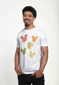 Disney Mickey Classic Assorted Fruit Unisex - T-Shirt Print - White -Mode Verkoop 9b14063324244a4dbe6c228032d85641