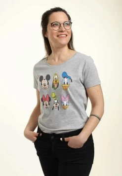 Disney Classic Mickey Always Trending Stack - T-Shirt Print - Heather Grey -Mode Verkoop 9b3071a63f924a6c83f54f3fe0f2dbd8