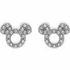 Disney Zirkonia - Oorbellen - Silber