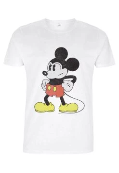 Disney Classic Mickey Mightiest Mouse - T-Shirt Print - White
