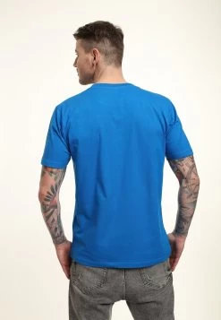 Disney Classic Mickey Big Face Donald- T-Shirt Print - Bright Blue -Mode Verkoop a048314aa4cd43c18b35f2ad8111e942