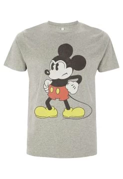 Disney Classic Mickey Mightiest Mouse - T-Shirt Print - Melange Grey