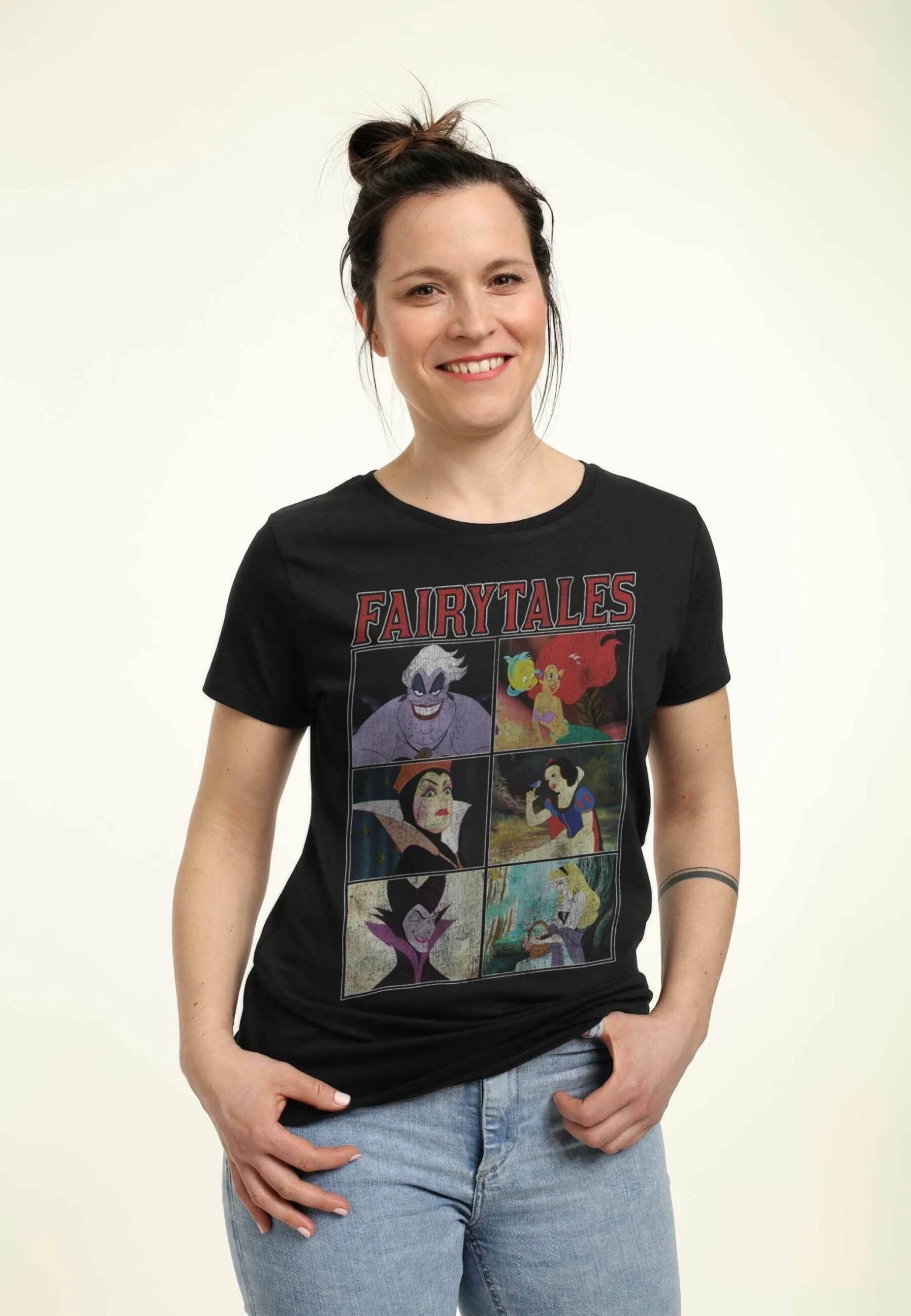 Disney Villains Fairytales - T-Shirt Print - Black 3 Disney Villains Fairytales - T-Shirt Print - Black - Afbeelding 3