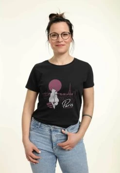 Disney The Aristocats Together In Paris - T-Shirt Print - Black 8 Disney The Aristocats Together In Paris - T-Shirt Print - Black -Mode Verkoop a19ed72abebf48dda879b63cf874b196