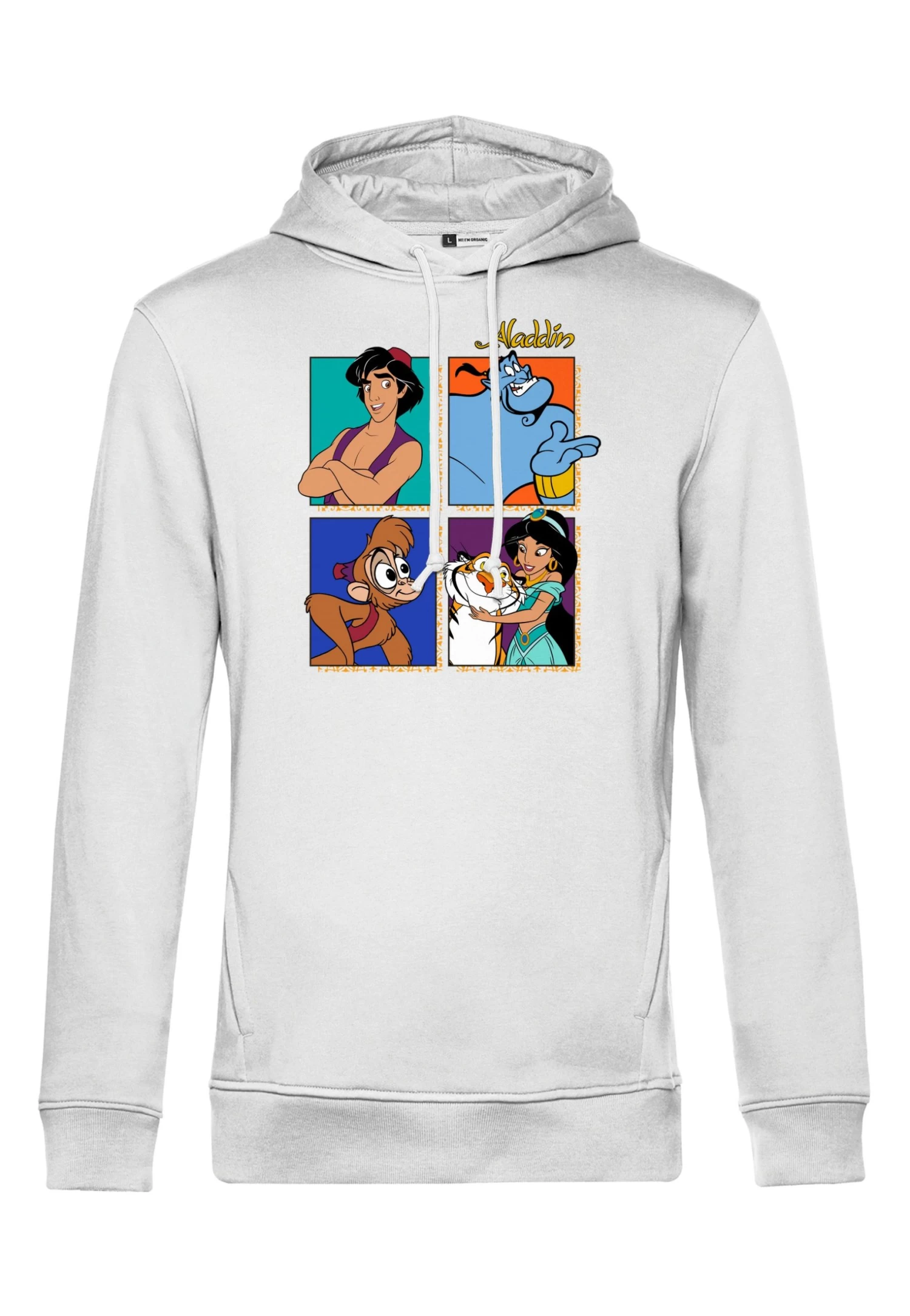 Disney Aladdin Aladdin Four - Hoodie - White 3 Disney Aladdin Aladdin Four - Hoodie - White - Afbeelding 3