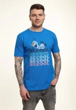 Disney Frozen 2 Olaf Be Cool - T-Shirt Print - Bright Blue