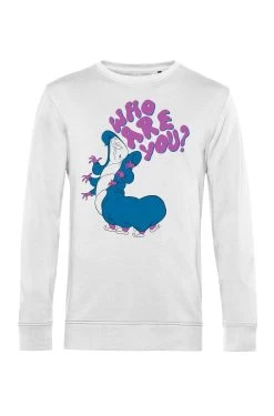 Disney Alice In Wonderland Who Are You - Sweater - White -Mode Verkoop a8d5eb0f4908458b8b3380f4b0d4c6a7