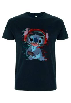 Disney Lilo & Stitch Games - T-Shirt Print - Navy Blue