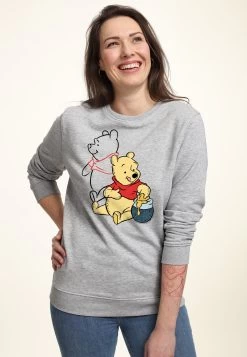 Disney Winnie The Pooh Line Art - Sweater - Heather Grey -Mode Verkoop ac411efb92c942e0847b257144fd7e49