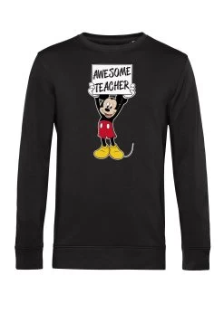Disney Mickey Classic Mickey Awesome Teacher - Sweater - Black -Mode Verkoop ad6cbb1479f54e0480e41c21d1fe001f