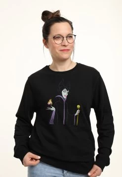 Disney Sleeping Beauty Minimal Maleficent - Sweater - Black -Mode Verkoop b0070af195914ba5922b1c59b2732b5c