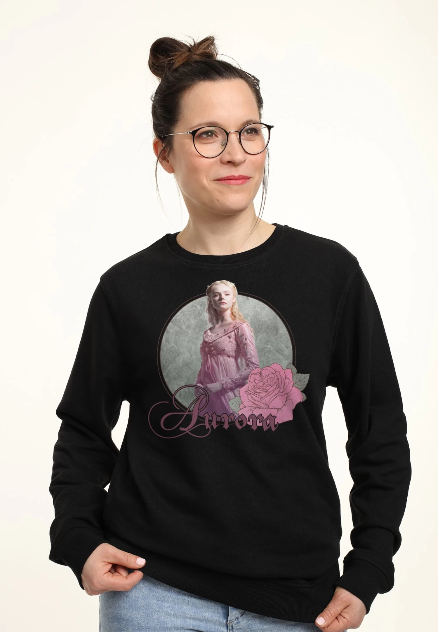 Disney Maleficent Mistress Of Evil Aurora Circle - Sweater - Black 3 Disney Maleficent Mistress Of Evil Aurora Circle - Sweater - Black - Afbeelding 3