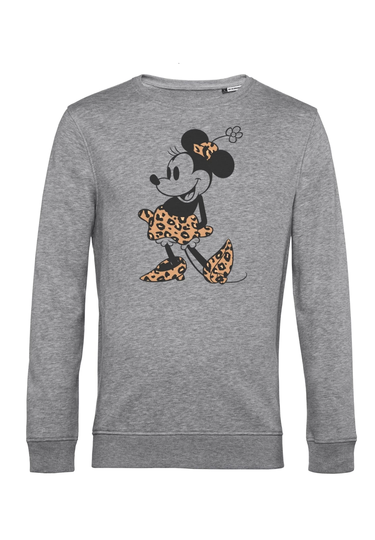 Disney Mickey & Friends Leopard Mouse - Sweater - Heather Grey 4 Disney Mickey & Friends Leopard Mouse - Sweater - Heather Grey - Afbeelding 4