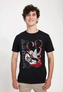 Disney Mickey Mouse Mickey Gamer Unisex - T-Shirt Print - Black