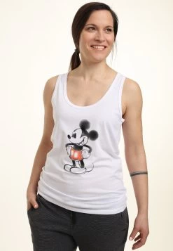 Disney Classic Mickey Mickey WateryTank- Top - White -Mode Verkoop b8772ff332224b04a0e28c8641549cdb