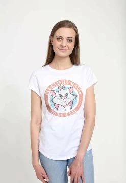 Disney The Aristocats Finish Fights - T-Shirt Print - White