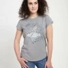 Disney Alice In Wonderland Alice Unbirthday - T-Shirt Print - Melange Grey