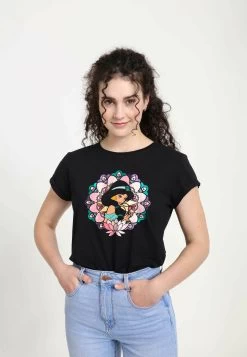 Disney Aladdin Glass Jasmine - T-Shirt Print - Black -Mode Verkoop bb18812074774ec5b93f6c9e653cb6b2
