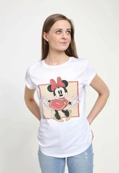 Disney Classic Mickey Chinese Minnie - T-Shirt Print - White -Mode Verkoop bbecda240f8a49b39feac0100898d873