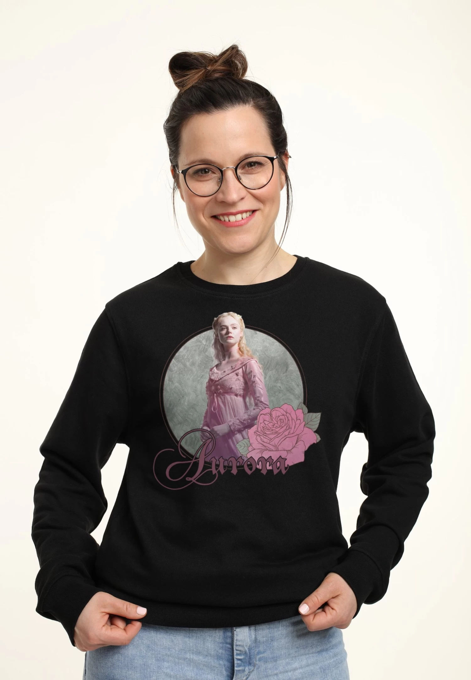 Disney Maleficent Mistress Of Evil Aurora Circle - Sweater - Black 1 Disney Maleficent Mistress Of Evil Aurora Circle - Sweater - Black