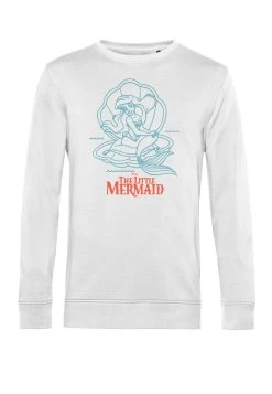 Disney The Little Mermaid Ariel Linework - Sweater - White -Mode Verkoop c2a182b6f5df4f3a8291f8208447879e