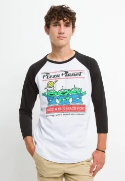 Disney Toy Story 1-3 Pizza Planet Surf - Longsleeve - White Black -Mode Verkoop c2e9f66830a94d53a0406cd8a52516f4