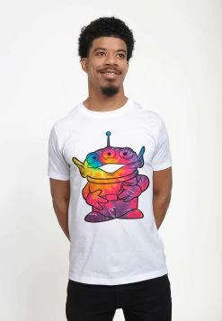 Disney Toy Story Tie Dye Alien Unisex - T-Shirt Print - White -Mode Verkoop c31b5b594d644bce9348add2d0fcdf4f
