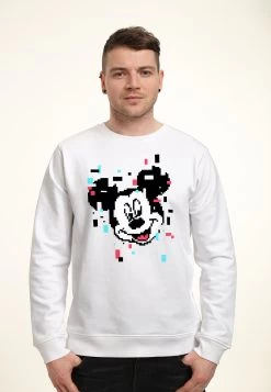 Disney Mickey Mouse Pixel Mickey - Sweater - White
