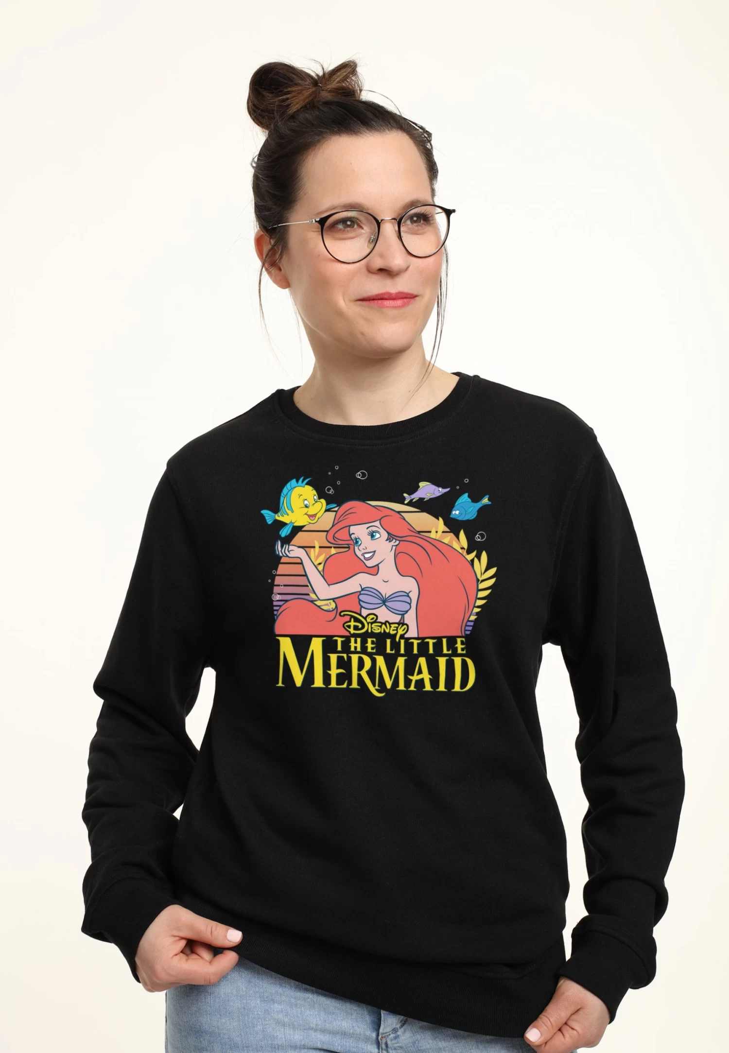 Disney The Little Mermaid Lm Title - Sweater - Black 3 Disney The Little Mermaid Lm Title - Sweater - Black - Afbeelding 3