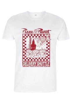 Disney Pixar Pizza Planet Delivery- T-Shirt Print - White -Mode Verkoop c943cbb63d414ca2b4c632aaeb3c7fd6