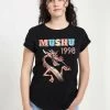 Disney Mulan 90S Mushu - T-Shirt Print - Black