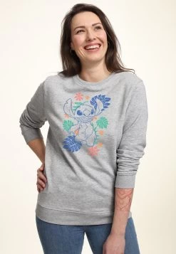 Disney Lilo Stitch Retro Tropical Tonal- Sweater - Heather Grey -Mode Verkoop cb9e8fbdc27f40d6b25d4efb6ec2100f