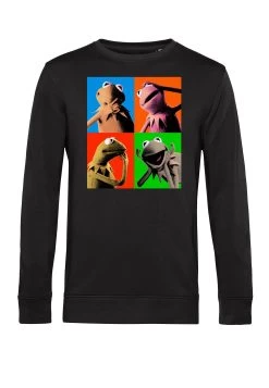 Disney Muppets Kermit Pop - Sweater - Black -Mode Verkoop ce42075426e24116b50b1298eee7c869