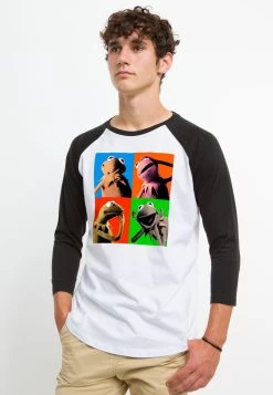 Disney Muppets Kermit Pop - Longsleeve - White Black -Mode Verkoop d3ae6a75628049a5ac0d20970bd28680