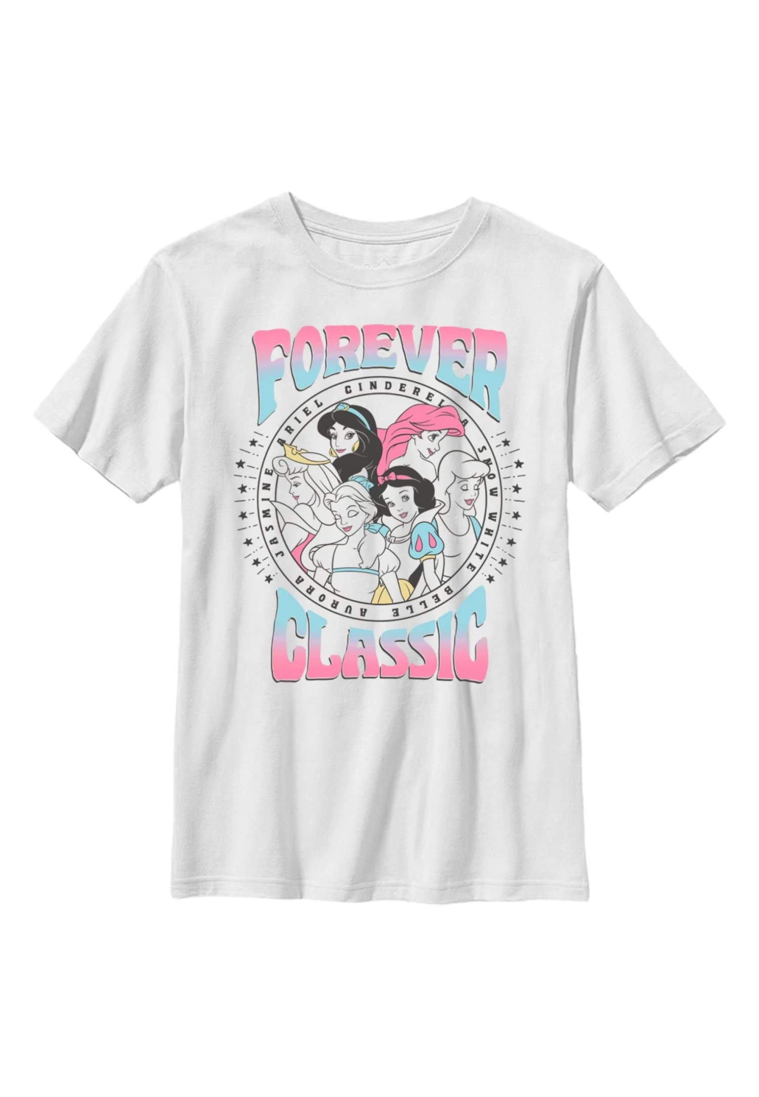 Unisex Disney Princesses Classic Princess - T-Shirt Print - White 1 Unisex Disney Princesses Classic Princess - T-Shirt Print - White