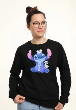 Disney Lilo & Stitch Cute Ducks - Sweater - Black