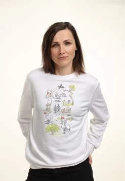 Disney Winnie The Pooh Winnie Map - Sweater - White