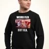 Disney Beauty & The Beast Gaston Weird Flex Meme - Sweater - Black