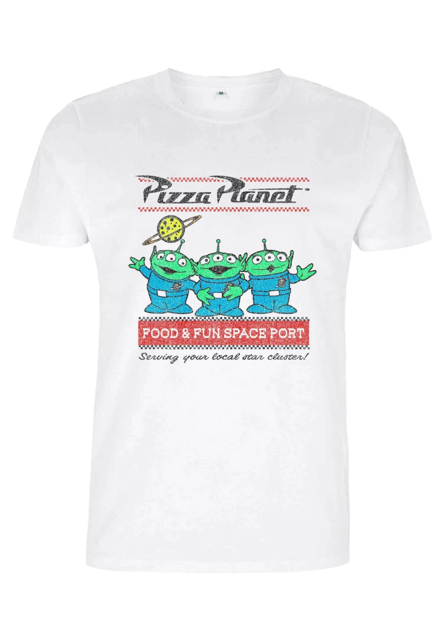 Disney Toy Story 1-3 Pizza Planet Surf - T-Shirt Print - White 1 Disney Toy Story 1-3 Pizza Planet Surf - T-Shirt Print - White