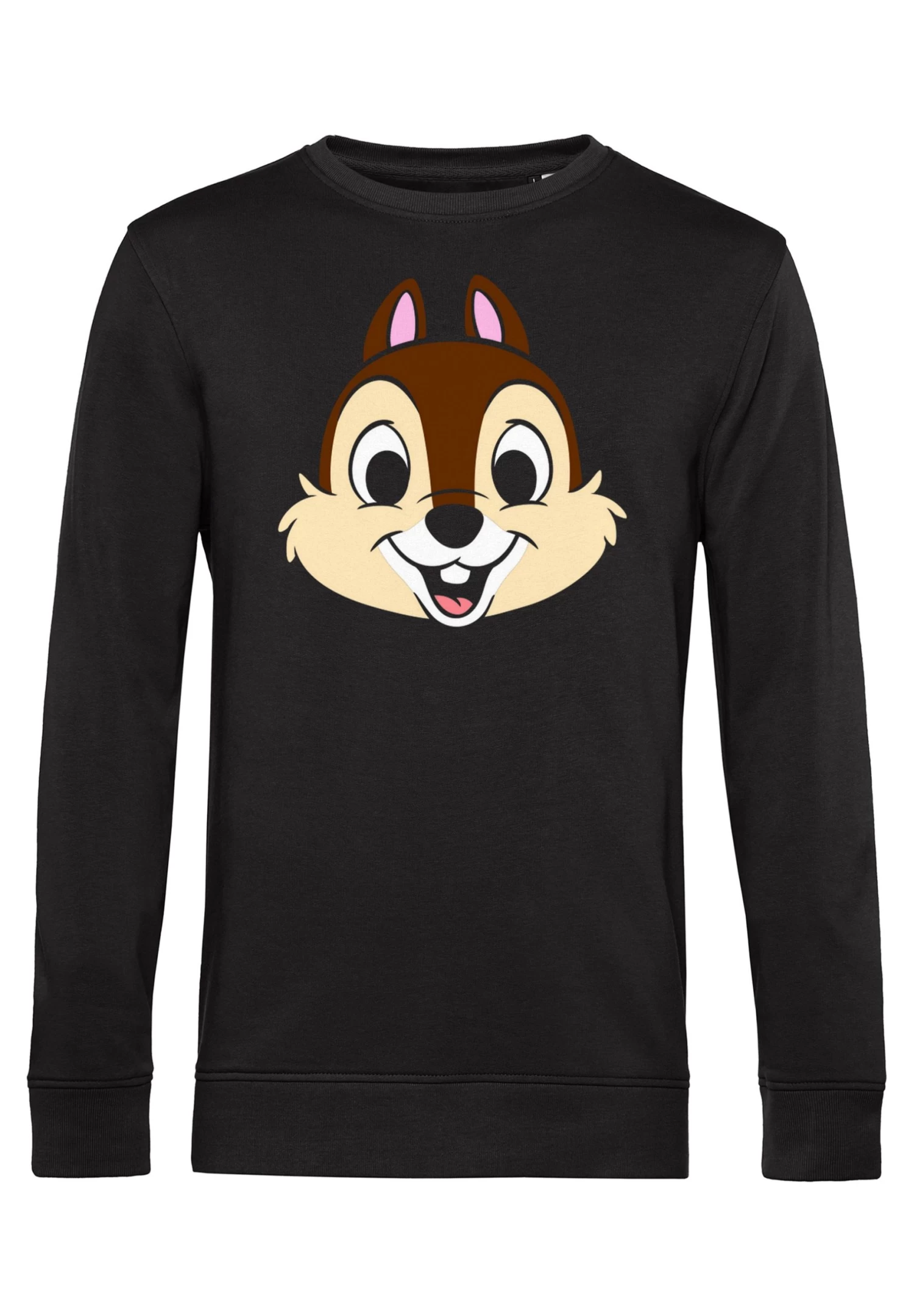 Disney Mickey & Friends Chip Big Face - Sweater - Black 4 Disney Mickey & Friends Chip Big Face - Sweater - Black - Afbeelding 4