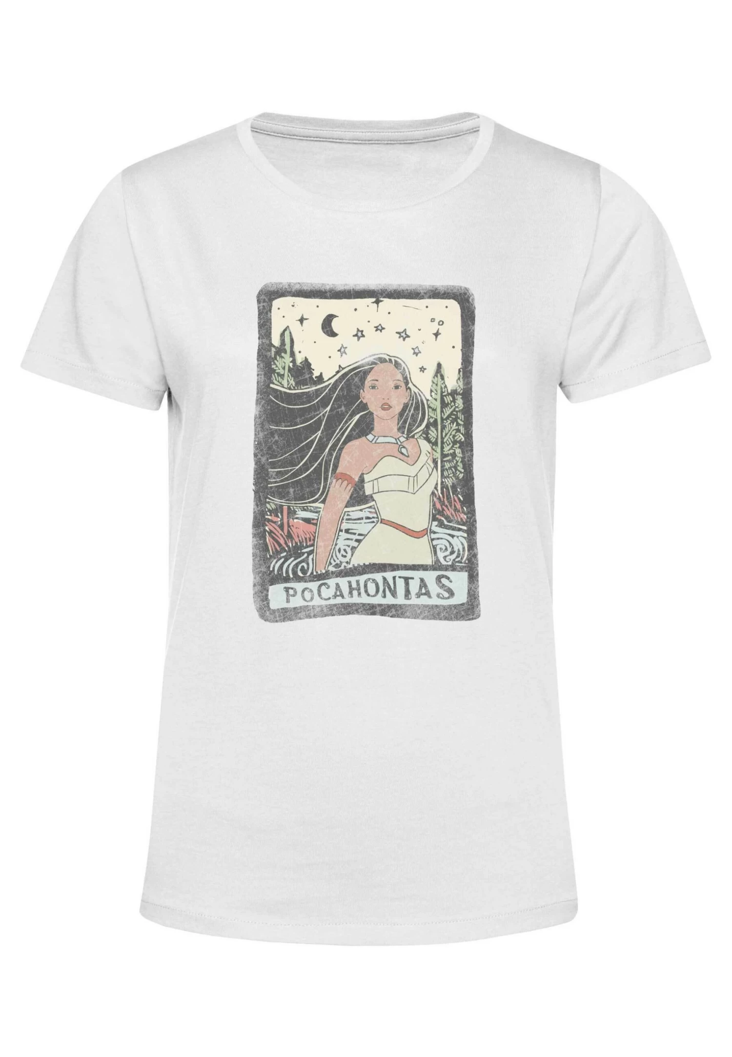 Disney Princess Pocahontas Block - T-Shirt Print - White 5 Disney Princess Pocahontas Block - T-Shirt Print - White - Afbeelding 5