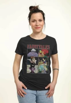Disney Villains Fairytales - T-Shirt Print - Black