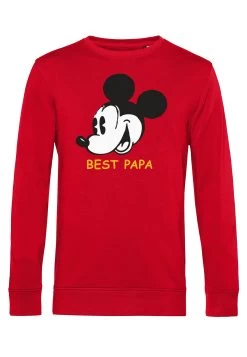 Disney Mickey Classic Best Papa - Sweater - Red -Mode Verkoop dca650417afe4134a3e6b3597b75d8f2
