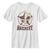 Disney Toy Story Sheriff - T-Shirt Print - White