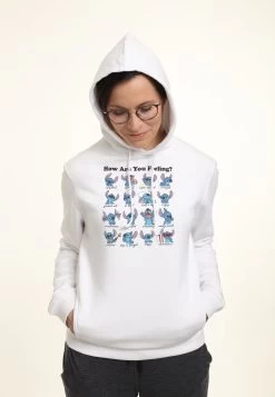 Disney Classics Lilo & Stitch Stitch Moods - Hoodie - White -Mode Verkoop dd5a416d87824a4ba667b0a2bab15f01
