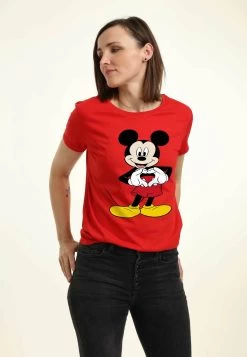 Disney Classic Mickey Mickey Love - T-Shirt Print - Red -Mode Verkoop dd98017f0acb48a5a6a36d1310acc3a6