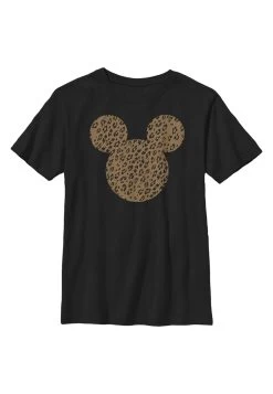 Disney Classic Mickey Cheetah Mouse - T-Shirt Print - Black