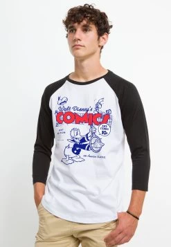Disney Classic Mickey Donalds Comic Cover - Longsleeve - White Black -Mode Verkoop e07ff94368ca4ed1bf50838ba4d43ecb